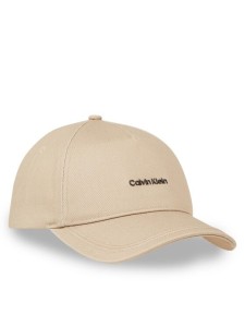 Calvin Klein Czapka z daszkiem Metal Lettering Bb Cap K50K511999 Beżowy