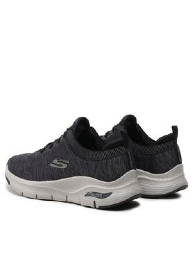 Skechers Sneakersy Waveport 232301/BKGY Szary