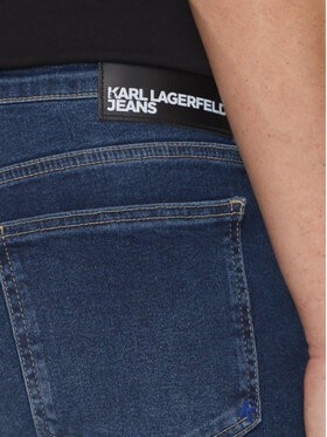 Karl Lagerfeld Jeans Jeansy 245D1102 Granatowy Skinny Fit