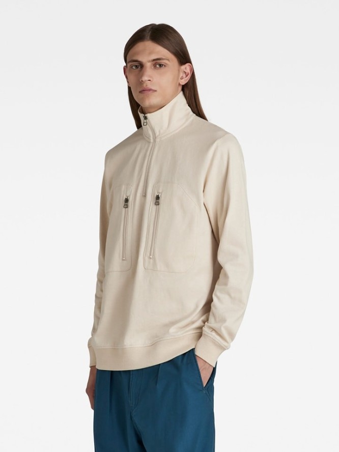 G-Star Bluza w kolorze kremowym rozmiar: L