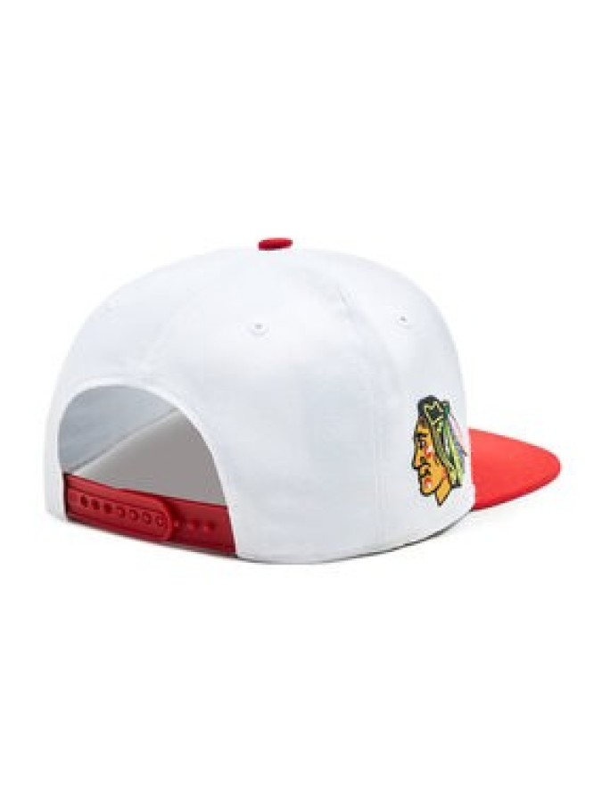 47 Brand Czapka z daszkiem NHL Chicago Blackhawks Crosstown Script Two tone '47 CAPTAIN H-CTWTT04WBP-WH Biały