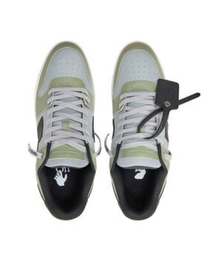 Off-White Sneakersy OMIA189S22LEA0015710 Zielony