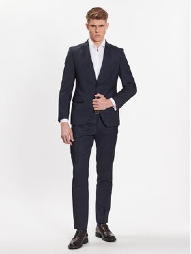 Boss Koszula 50480101 Biały Slim Fit