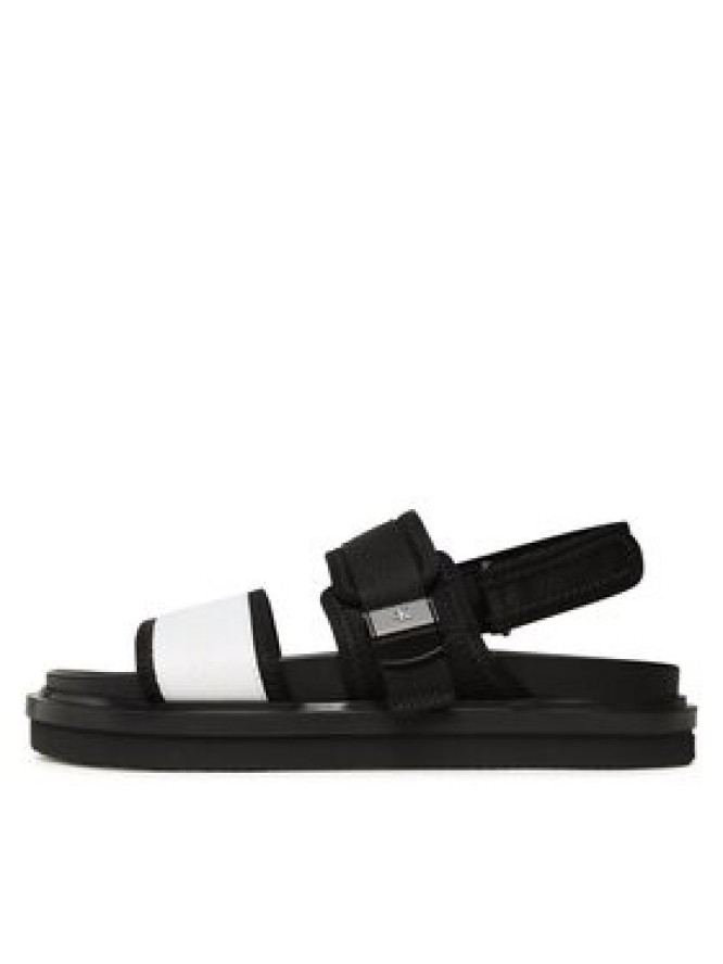 Calvin Klein Jeans Sandały Sandal Doublebar Hardware YM0YM00643 Czarny