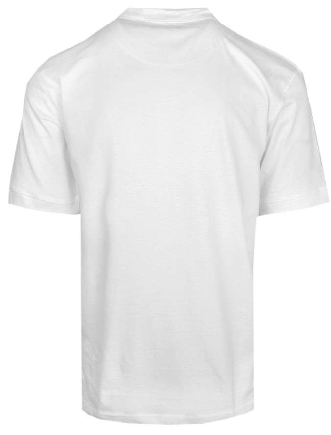 T-Shirt z Dekoltem na Guziki - Brave Soul - Biały