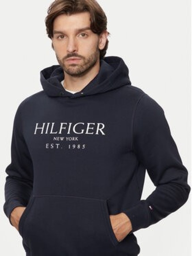 Tommy Hilfiger Bluza MW0MW35523 Granatowy Regular Fit