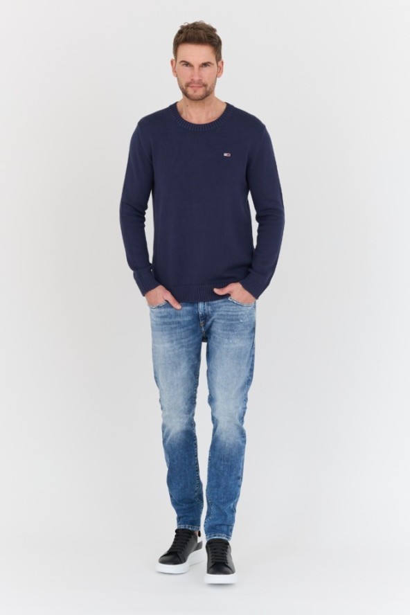 TOMMY JEANS Granatowy sweter