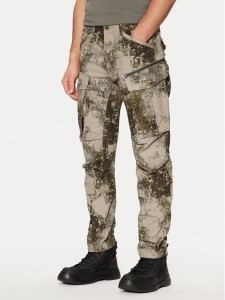 G-Star Raw Spodnie materiałowe Rovic 3D D02190 G787 Khaki Tapered Fit