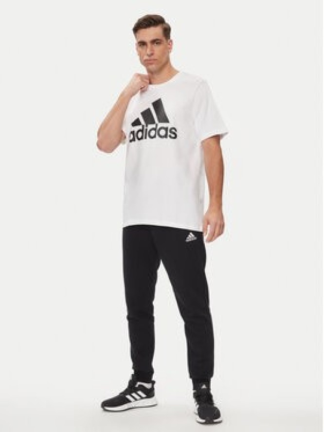 adidas T-Shirt Essentials Single Jersey Big Logo T-Shirt IC9349 Biały Regular Fit