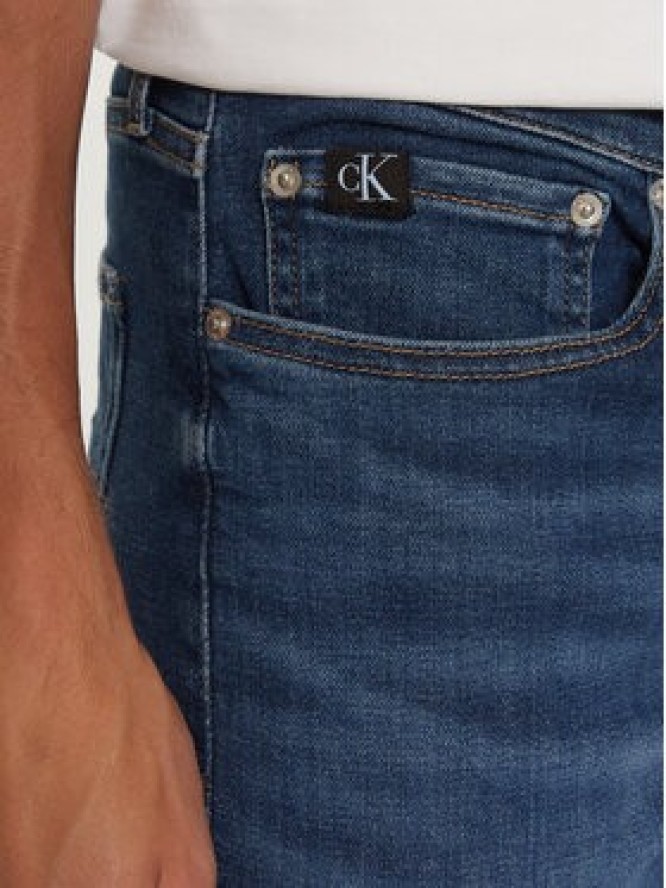 Calvin Klein Jeans Jeansy J30J323686 Niebieski Slim Fit