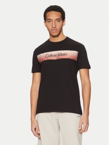 Calvin Klein T-Shirt K10K114163 Czarny Regular Fit