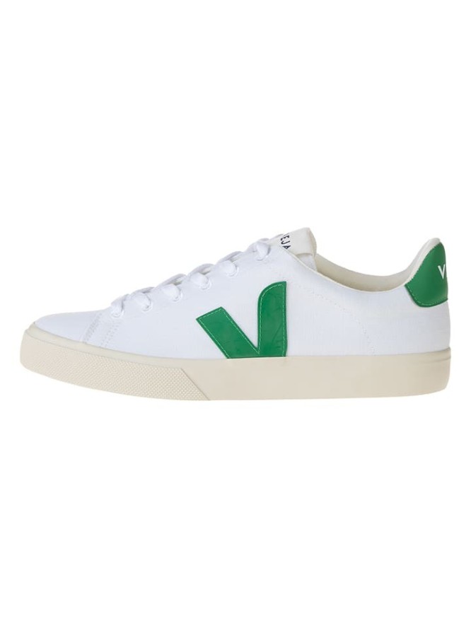 Veja Sneakersy "Campo CA" w kolorze biało-zielonym rozmiar: 43