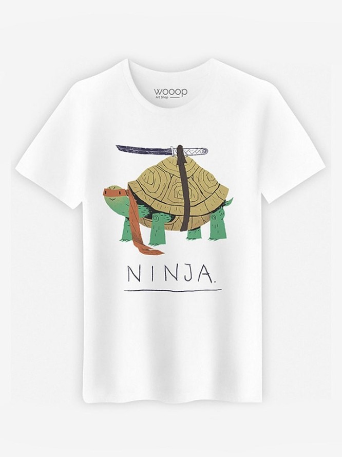 WOOOP Koszulka "Ninja Turtle" w kolorze białym rozmiar: XXL