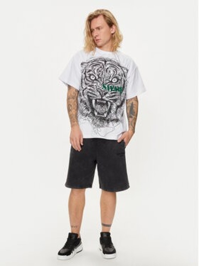 Just Cavalli T-Shirt 76OAHG03 Biały Regular Fit