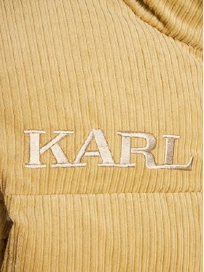 Karl Kani Kurtka puchowa Retro Corduroy 6076015 Beżowy Regular Fit