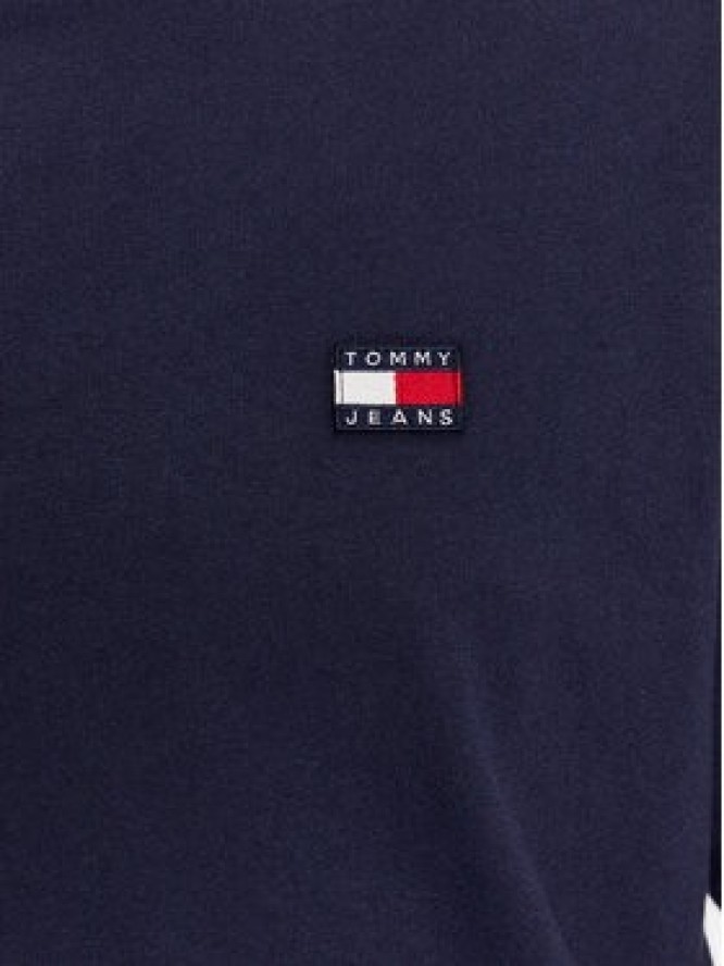 Tommy Jeans Longsleeve Classic Xs Badge DM0DM17816 Granatowy Classic Fit