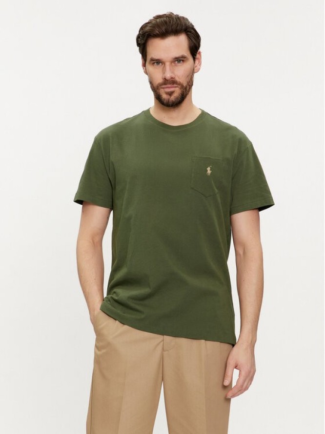 Polo Ralph Lauren T-Shirt 710704248228 Zielony Classic Fit