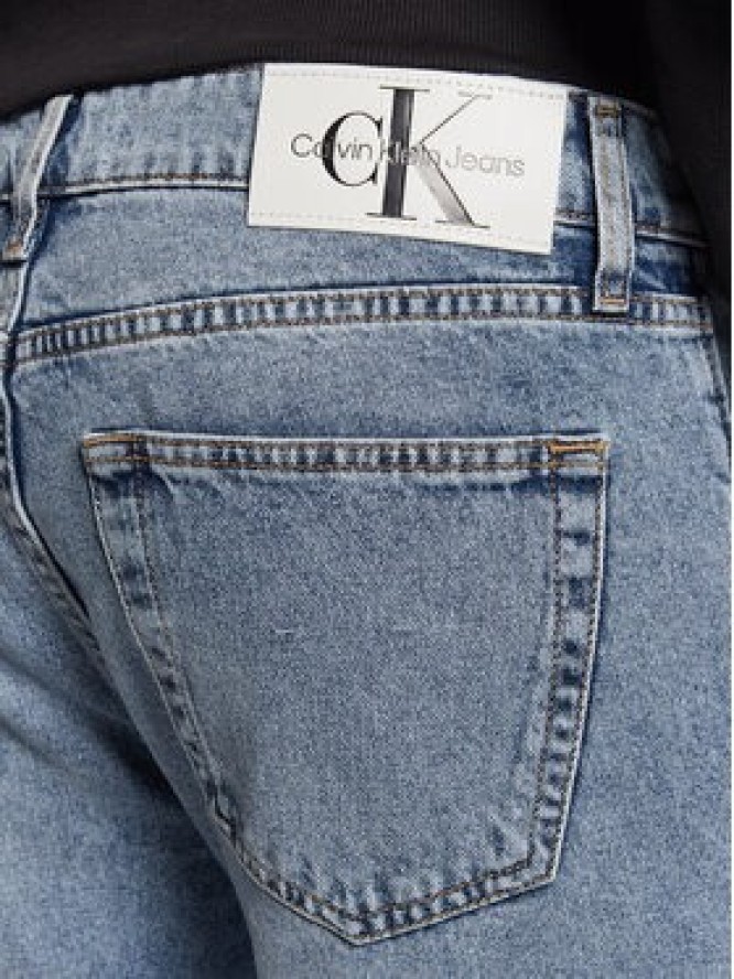 Calvin Klein Jeans Jeansy J30J323096 Niebieski Straight Fit