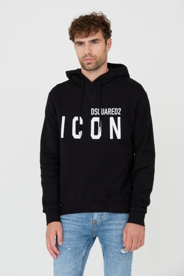 DSQUARED2 Czarna bluza Sweatshirt