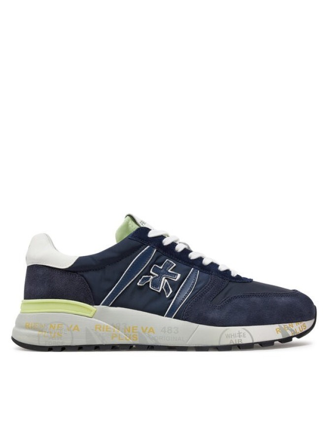 Premiata Sneakersy LANDER_6634 Granatowy