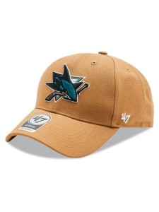 47 Brand Czapka z daszkiem NHL San Jose Sharks '47 MVP SNAPBACK H-MVPSP22WBP-QL Brązowy