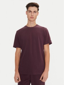 Champion T-Shirt 220425 Fioletowy Regular Fit