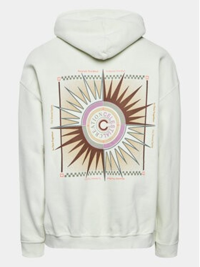 BDG Urban Outfitters Bluza Celestial Create 77173664 Écru Oversize