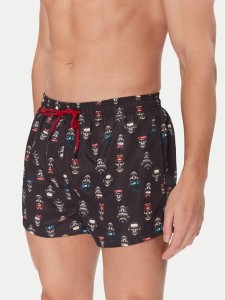 YSABEL MORA Szorty kąpielowe 90286 Czarny Regular Fit