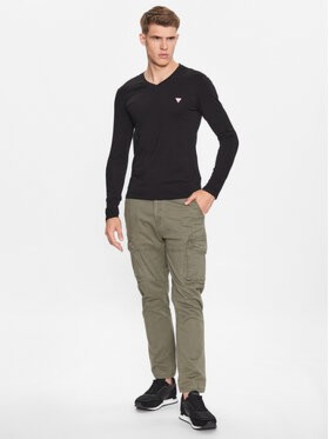 Guess Longsleeve M2YI08 J1314 Czarny Slim Fit