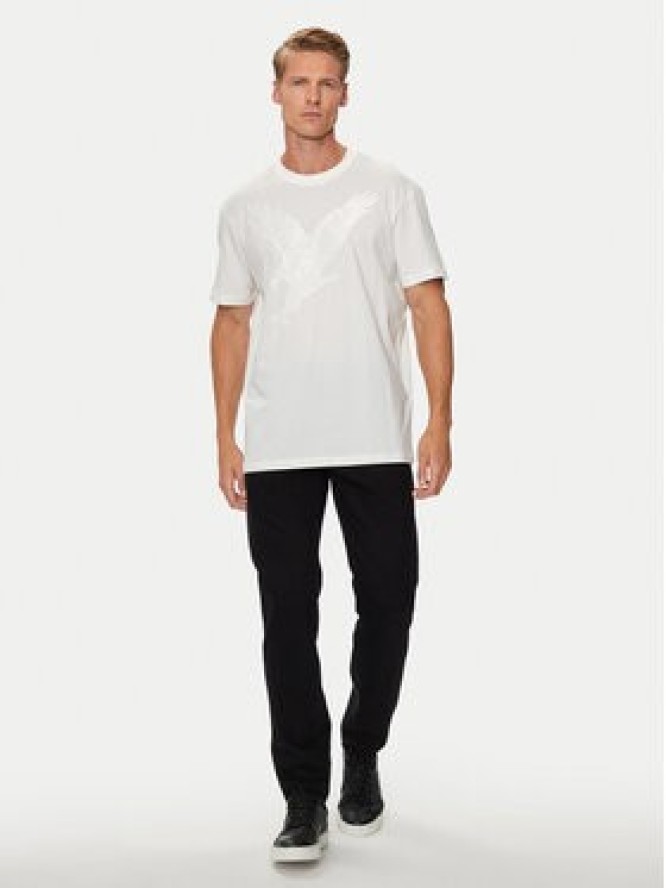 Armani Exchange T-Shirt 6DZTAD ZJ9TZ 1116 Biały Regular Fit