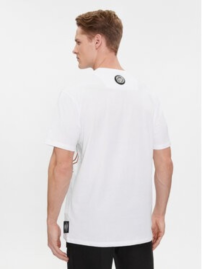 Plein Sport T-Shirt SADC MTK6916 SJY001N Biały Regular Fit