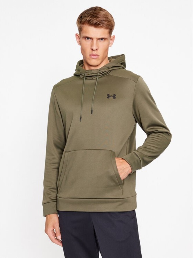 Under Armour Bluza Ua Armour Fleece Hoodie 1373353 Khaki Loose Fit