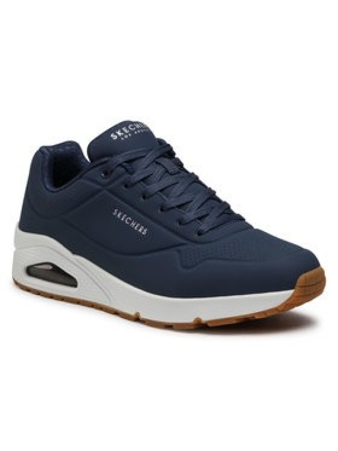 Skechers Sneakersy Uno-Stand On Air 52458/NVY Granatowy