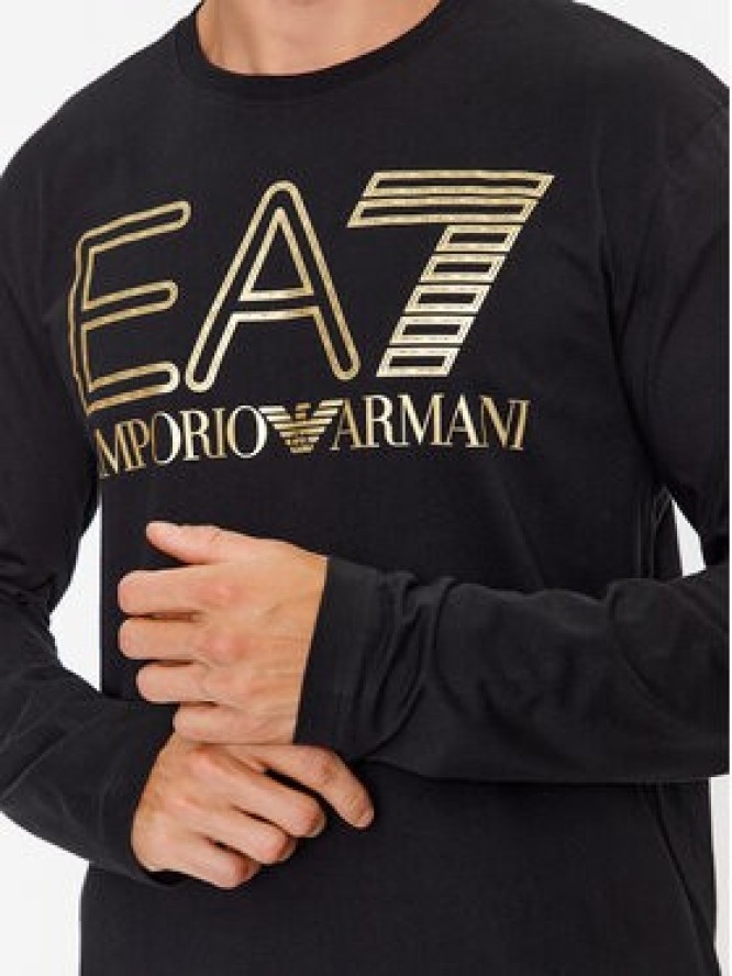 EA7 Emporio Armani Longsleeve 6RPT04 PJFFZ 0208 Czarny Regular Fit