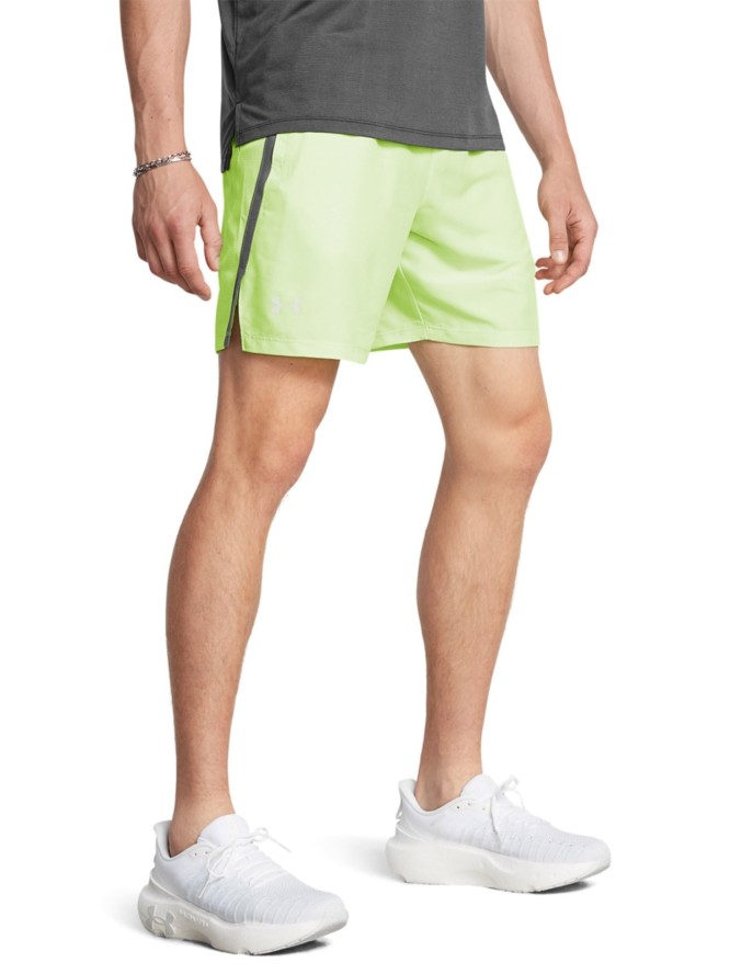 Spodenki do biegania męskie Under Armour UA Launch 7'' Shorts - zielone