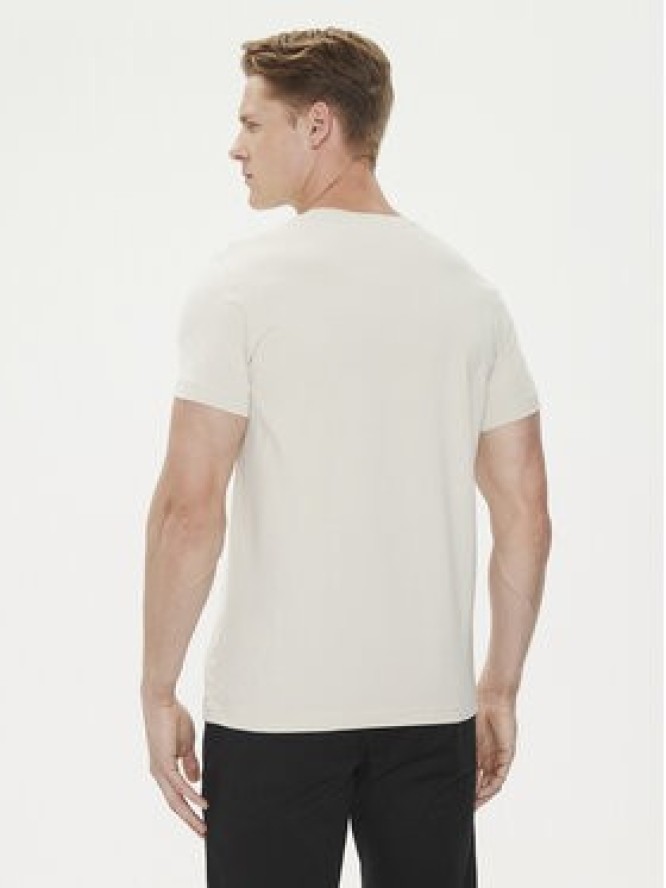 Calvin Klein T-Shirt K10K112724 Beżowy Slim Fit