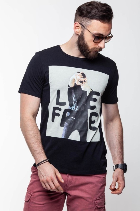 LEE T SHIRT PHOTO TEE BLACK L60QEP01