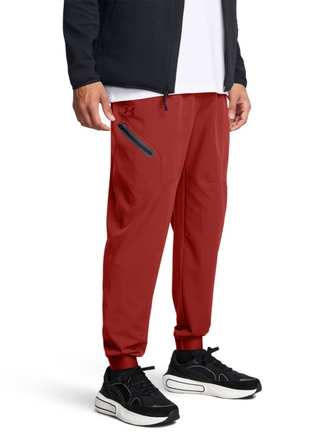 Spodnie treningowe męskie Under Armour UA Unstoppable Joggers - czerwone