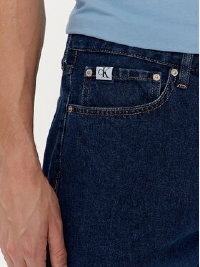 Calvin Klein Jeans Szorty jeansowe J30J324870 Niebieski Regular Fit