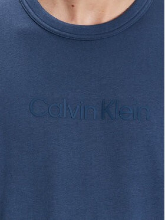 Calvin Klein Performance Bluza Pullover 00GMS3W302 Niebieski Regular Fit