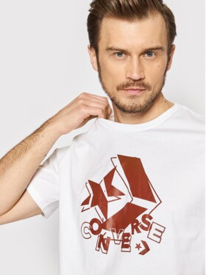 Converse T-Shirt 10022944-A02 Biały Standard Fit