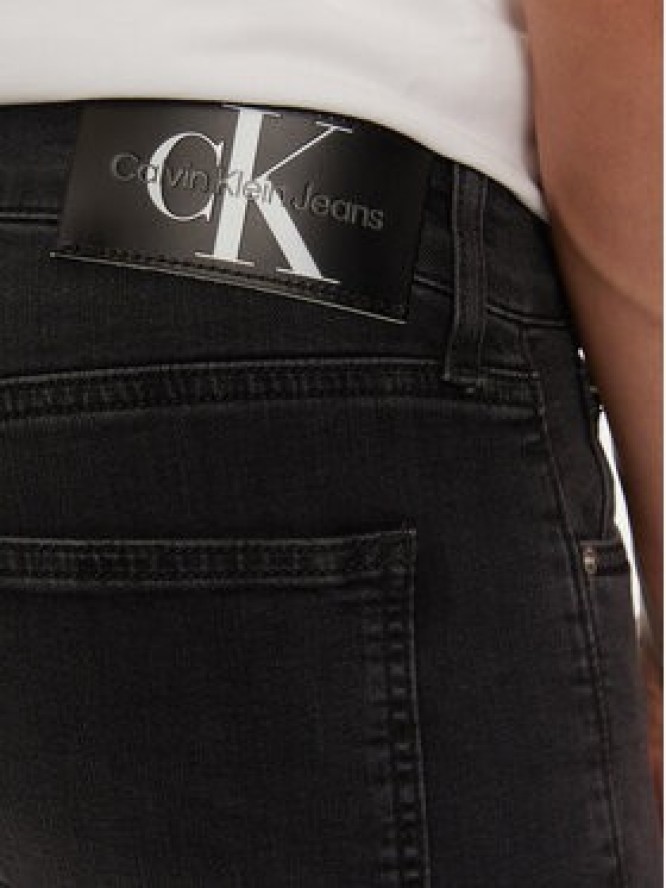 Calvin Klein Jeans Jeansy J30J323696 Szary Skinny Fit