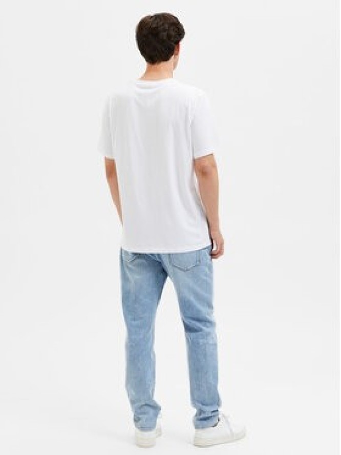 Selected Homme T-Shirt Aspen 16087858 Biały Regular Fit