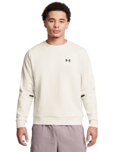 Bluza dresowa męska Under Armour UA Unstoppable Flc Crew Eu - beżowa