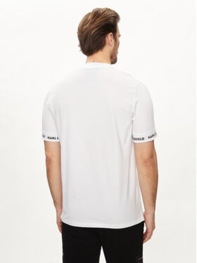 KARL LAGERFELD T-Shirt 755023 542221 Biały Regular Fit