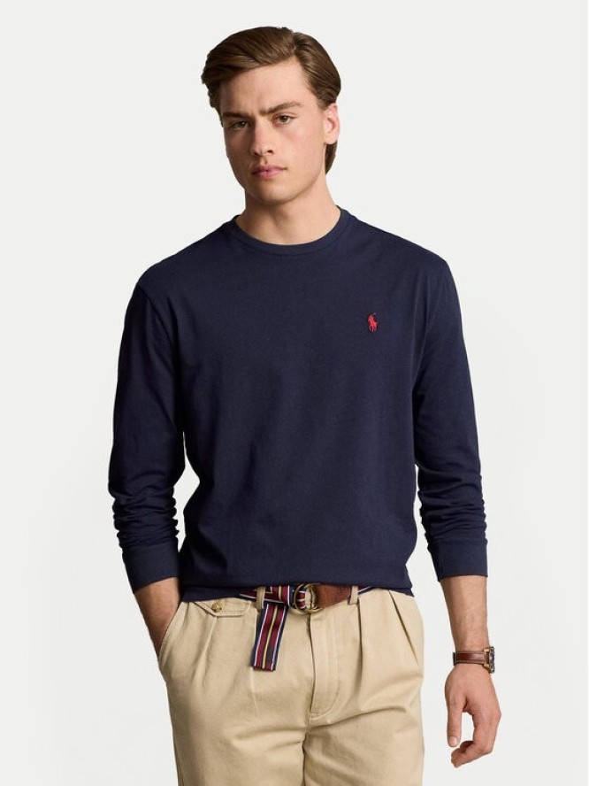 Polo Ralph Lauren Longsleeve 710671467057 Granatowy Classic Fit