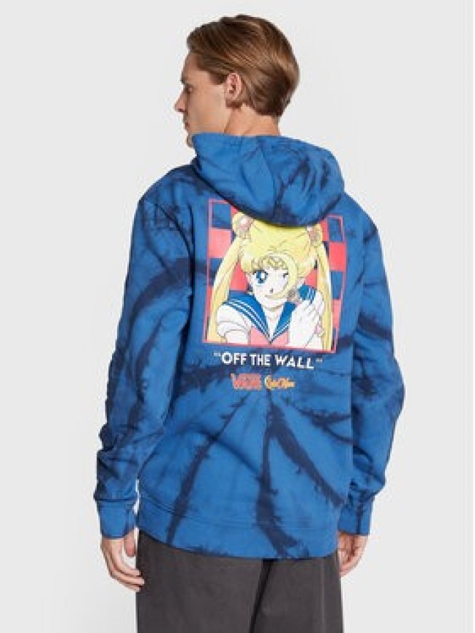 Vans Bluza SAILOR MOON Pretty Guardians VN0000AD Niebieski Relaxed Fit