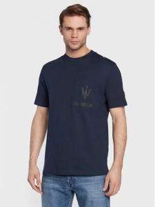 North Sails T-Shirt MASERATI 452311 Granatowy Regular Fit