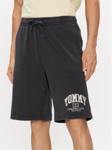 Tommy Jeans Szorty sportowe Athletic Bball DM0DM18799 Czarny Relaxed Fit