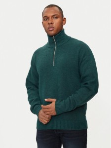 Jack&Jones Sweter Ollie 12241817 Zielony Relaxed Fit